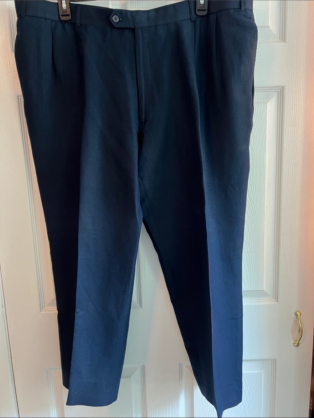 Women's high quality Navy Straight-Leg Dress Pants
